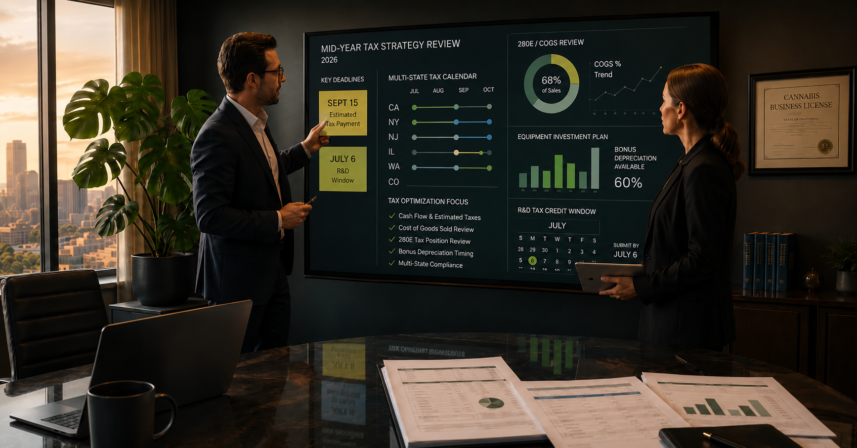 GreenGrowth CPAs supporting cannabis, technology, and real estate industries with specialized accounting and tax advisory