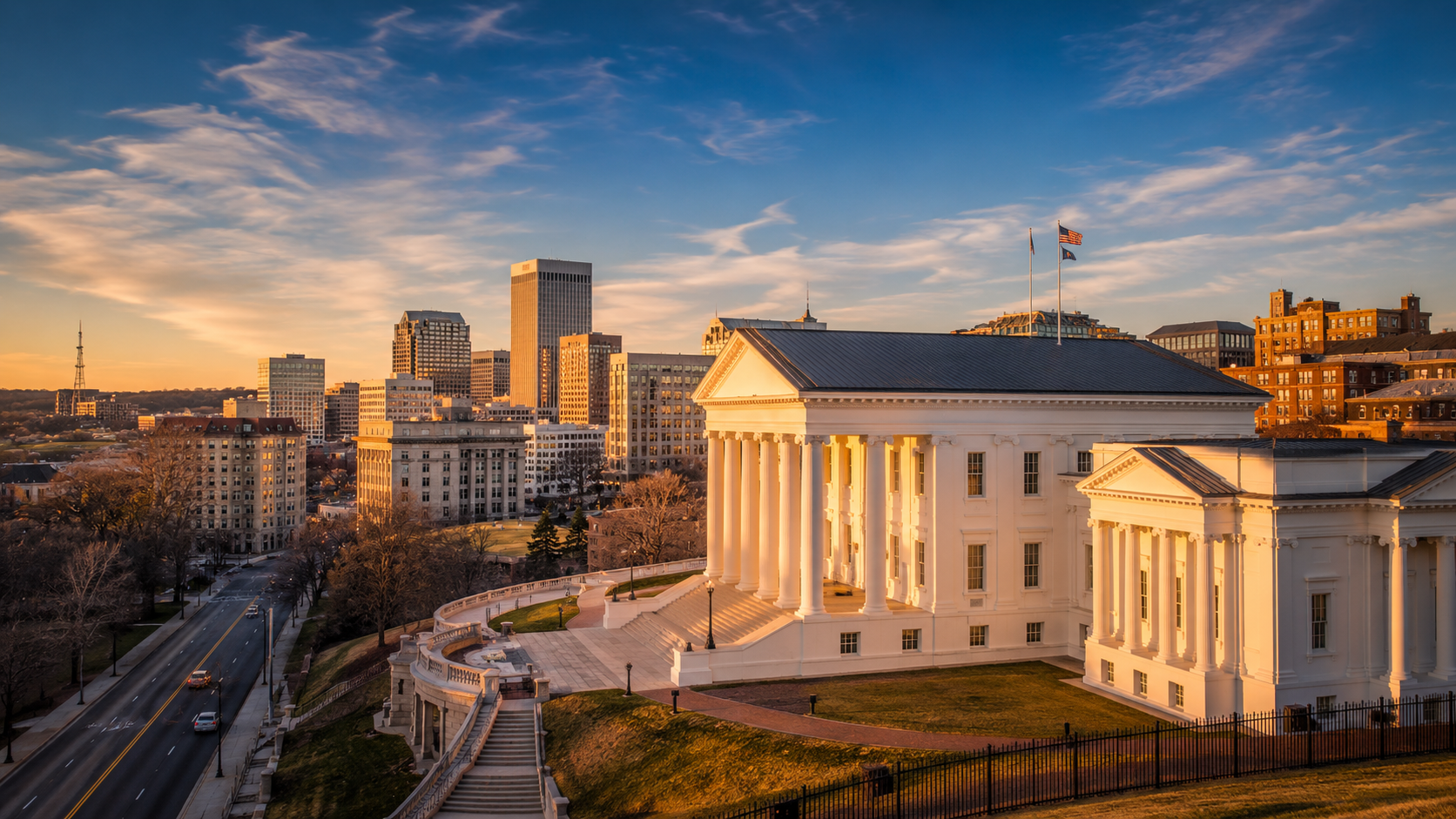 Virginia capitol building representing adult-use cannabis market launch 2026, GreenGrowth CPAs financial preparation guide